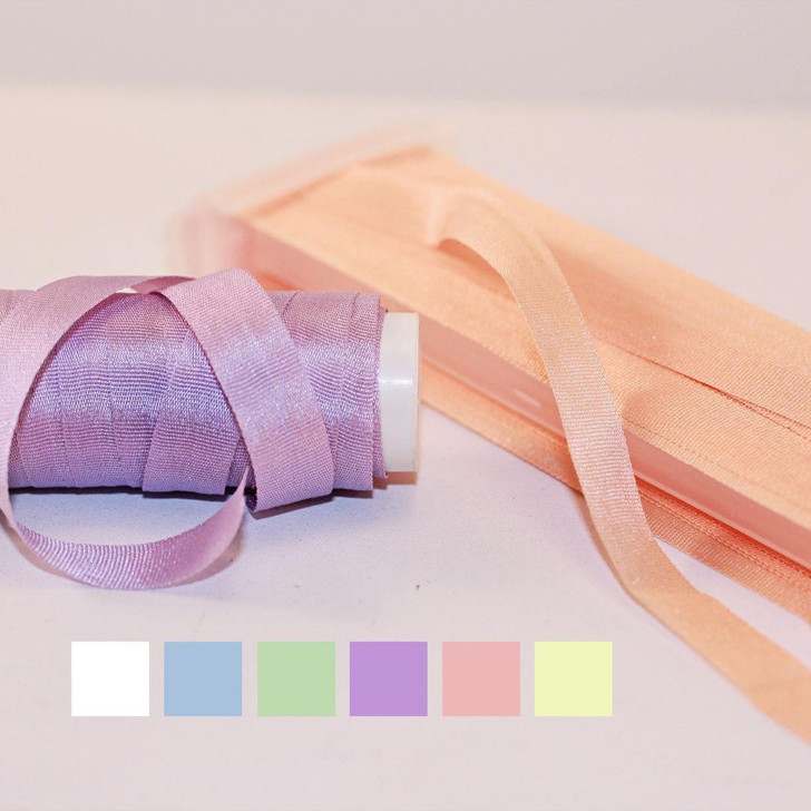 Pure Filament Silk Embroidery Ribbon 7mm - Cam Creations